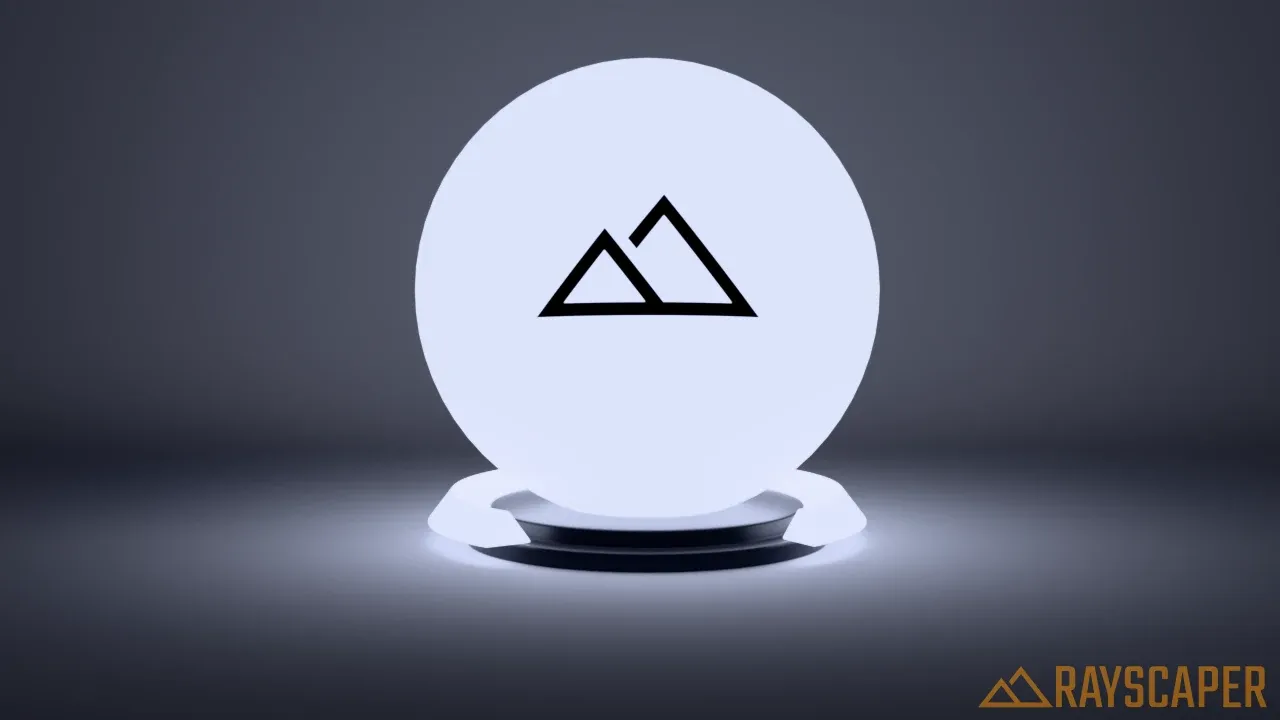 A glowing ball at 9000 K, cool light