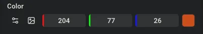 Adjusting constant color