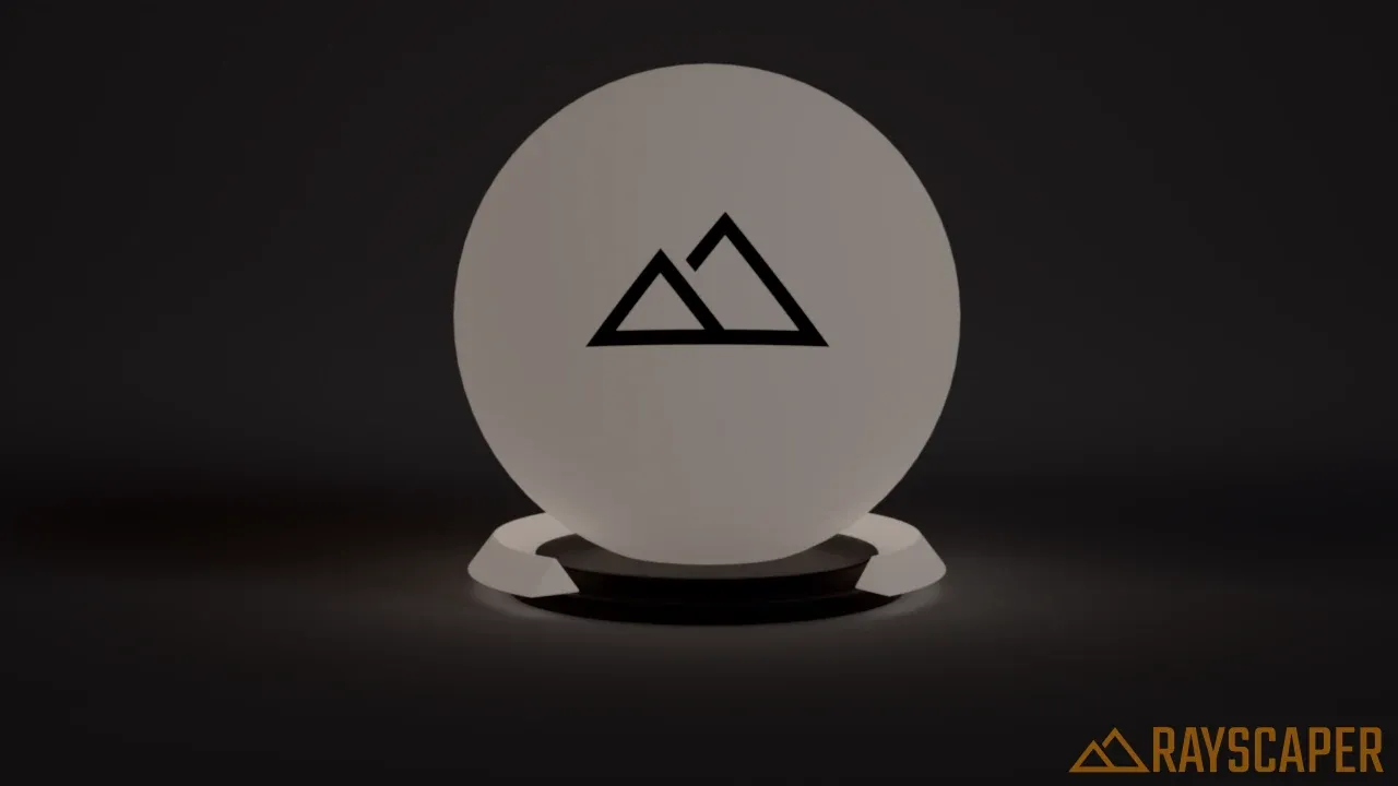 A faintly glowing ball