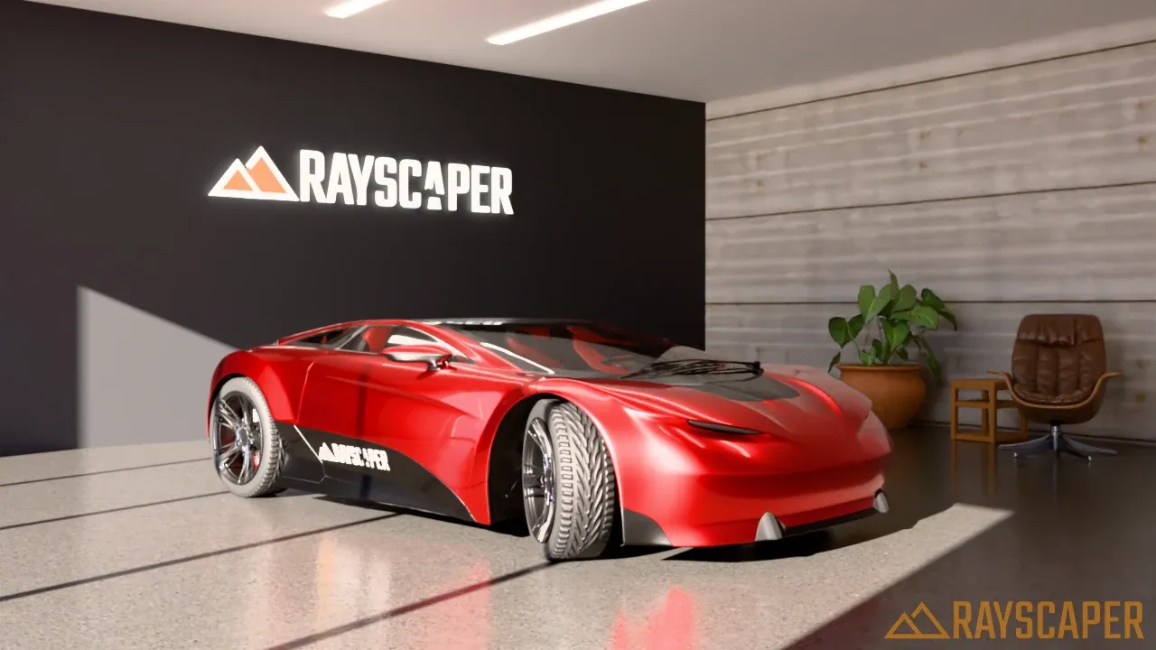 The showroom at +1 EV, brighter