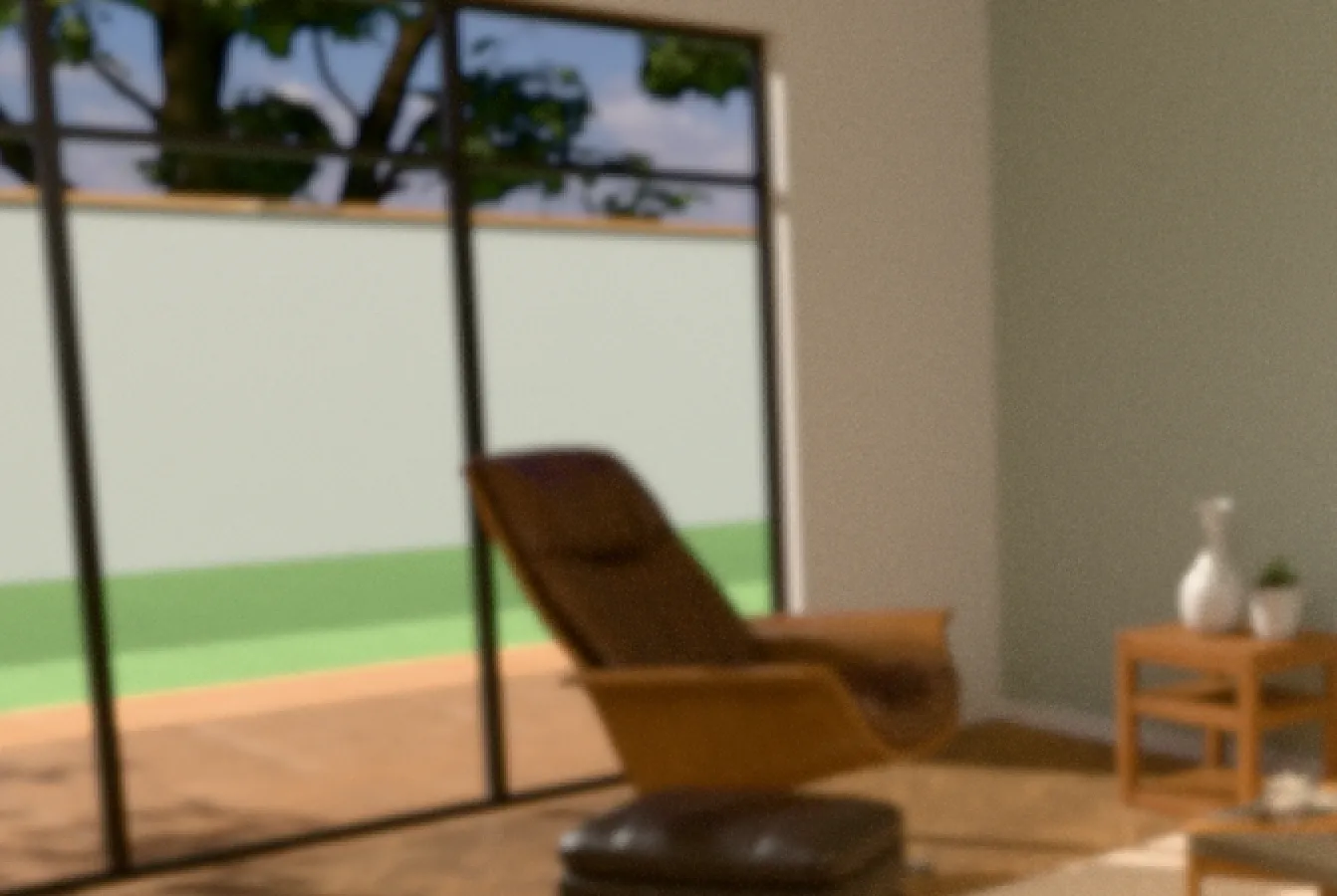 Gaussian filter with radius 5 - strong blur
