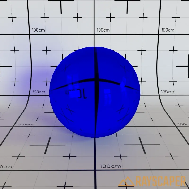 Blue tinted glass