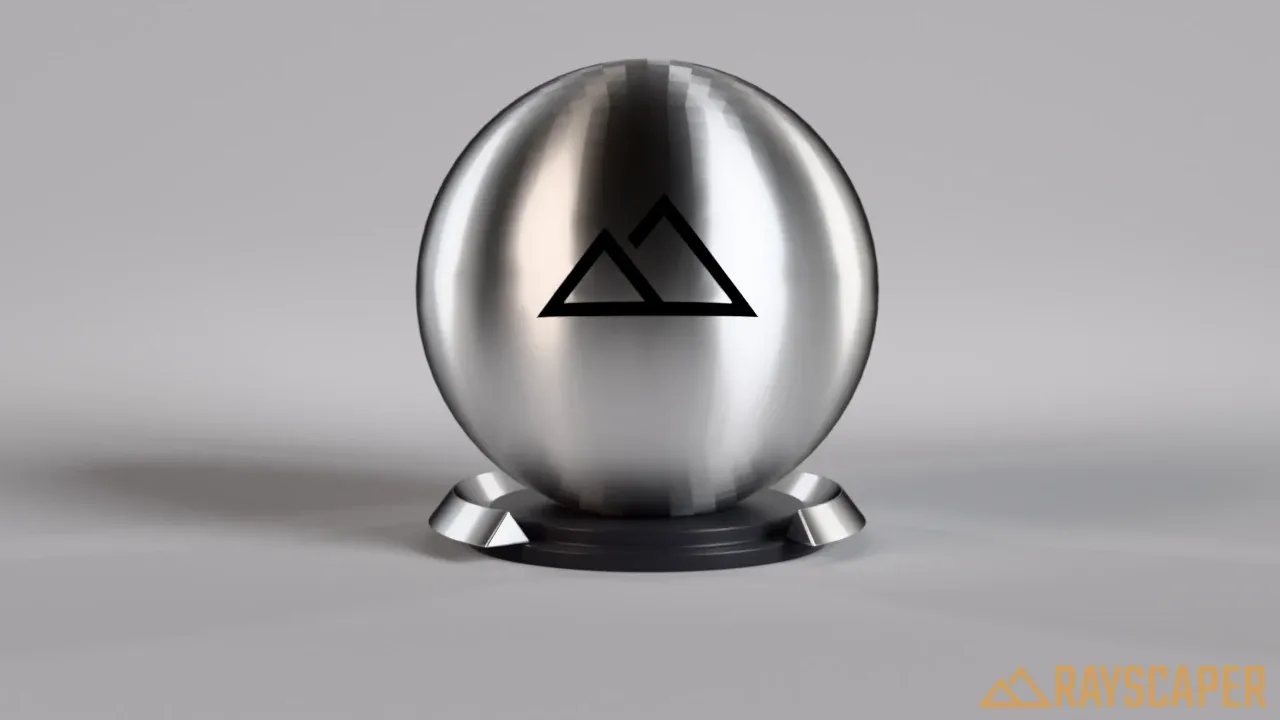 Brushed metal with vertical streaks