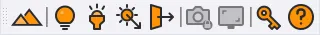 Rayscaper toolbar on successful installation.
