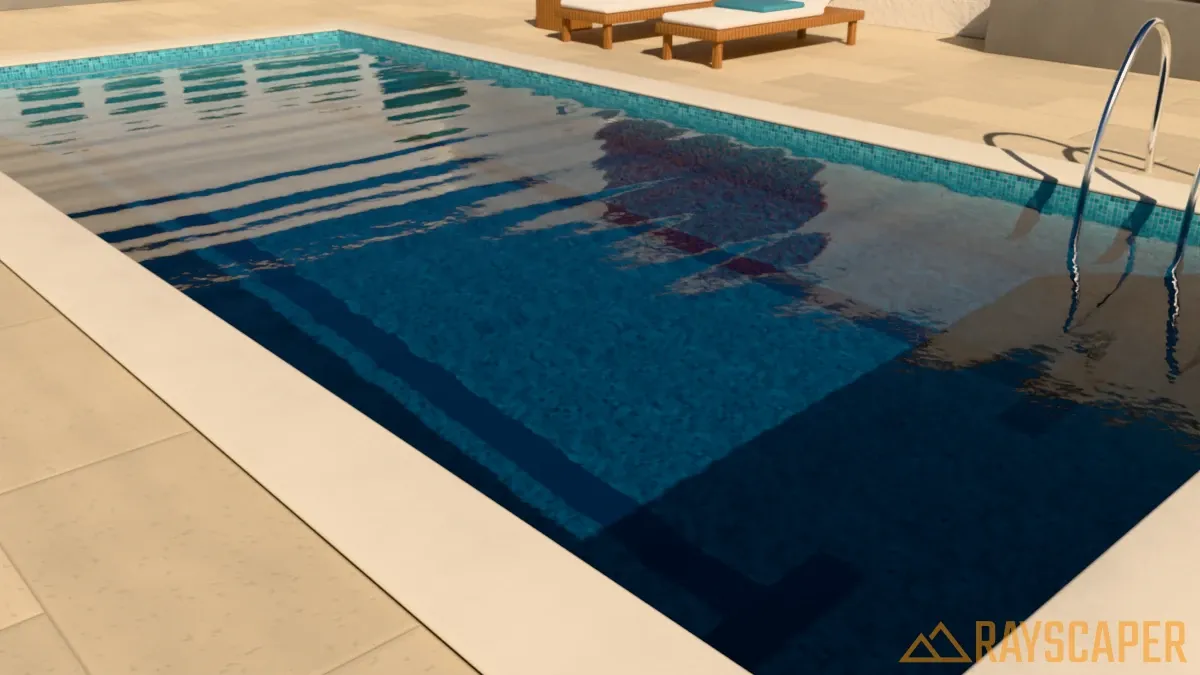 Water with a clarity of 1 m