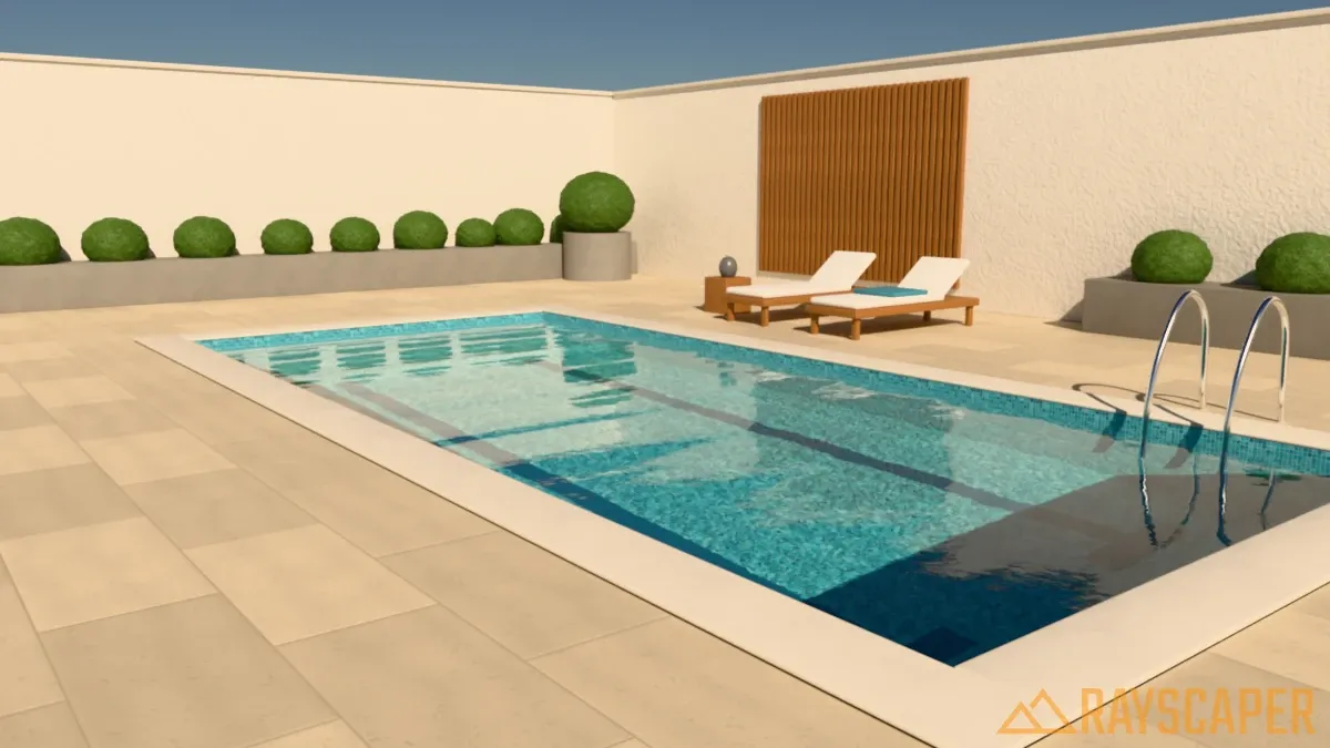 Water material with the Tropical preset
