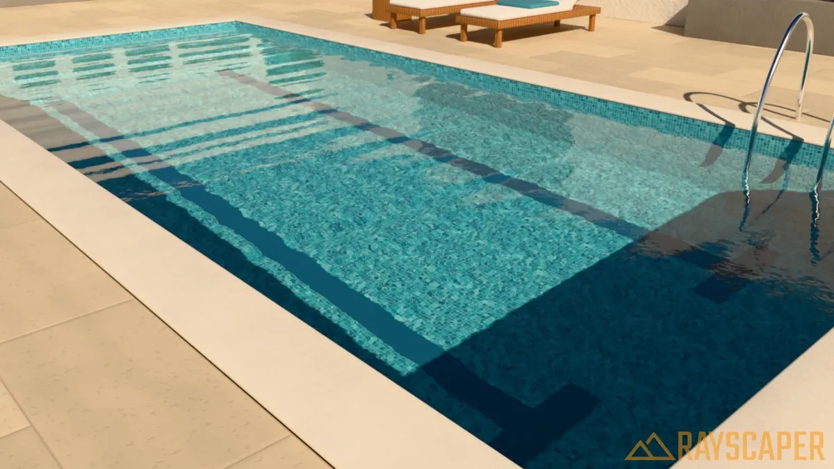 Water with surface roughness 0